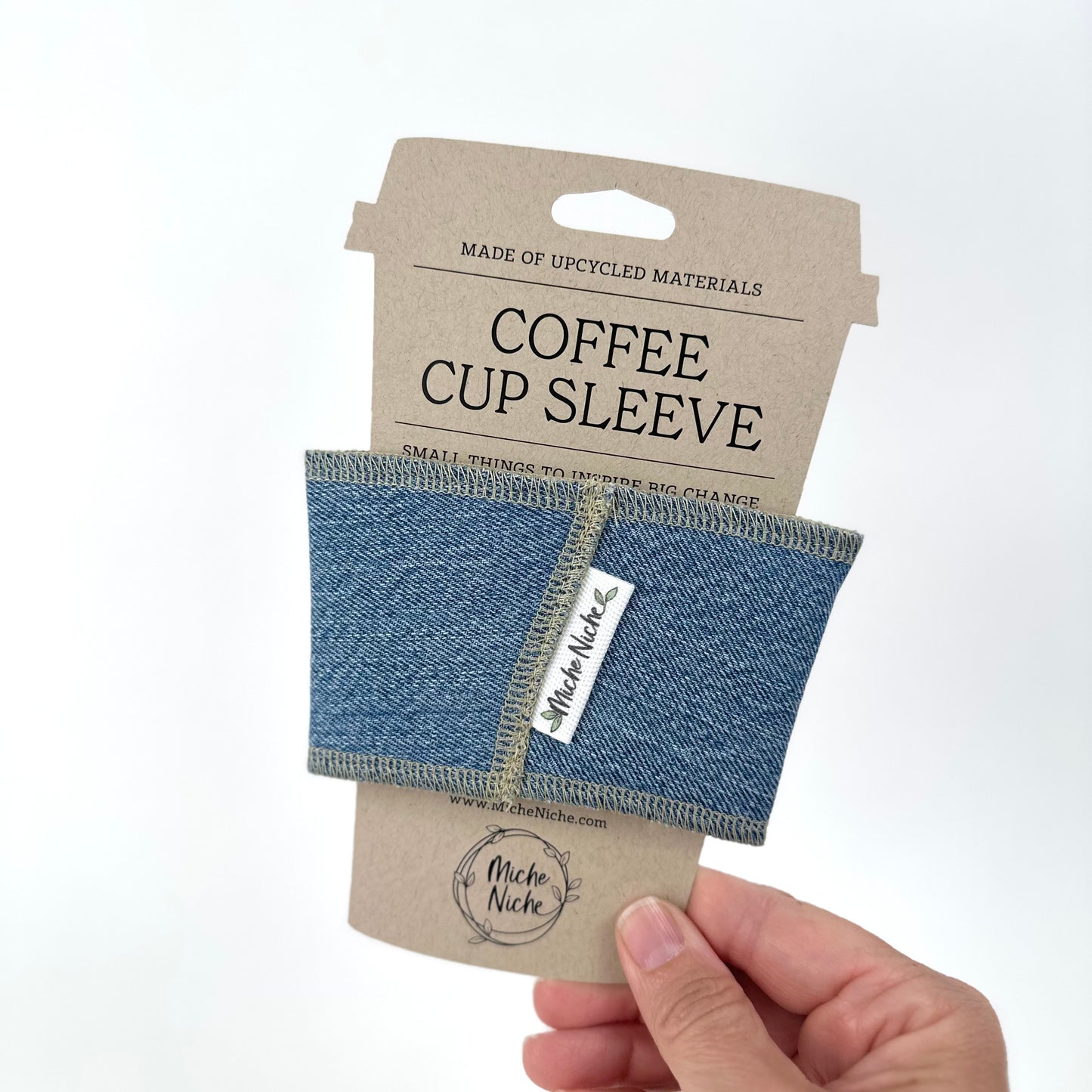 Reusable Coffee Cup Sleeve | Denim Collection