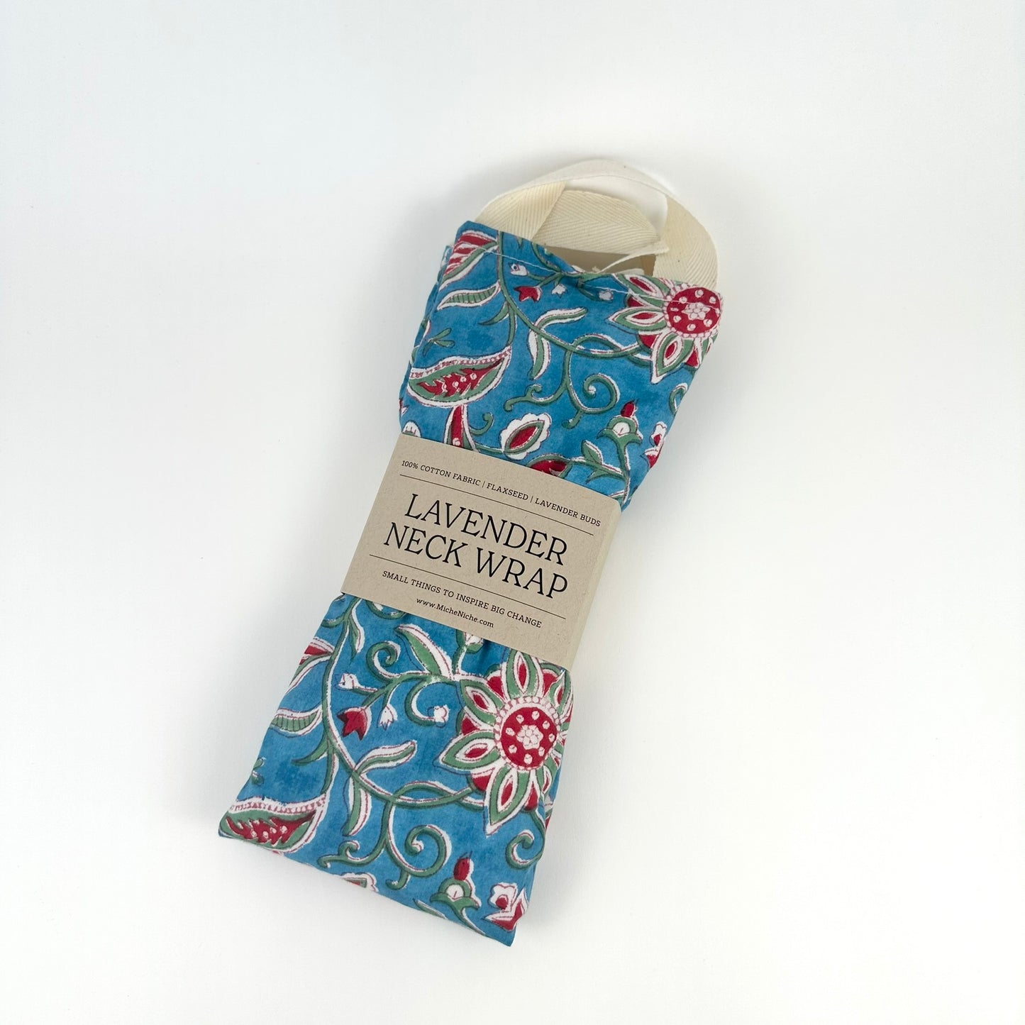 Lavender Neck Wrap | Indian Block Print Collection