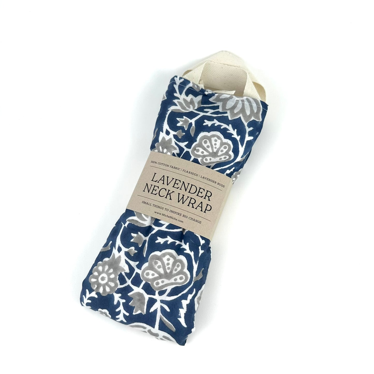 Lavender Neck Wrap | Indian Block Print Collection