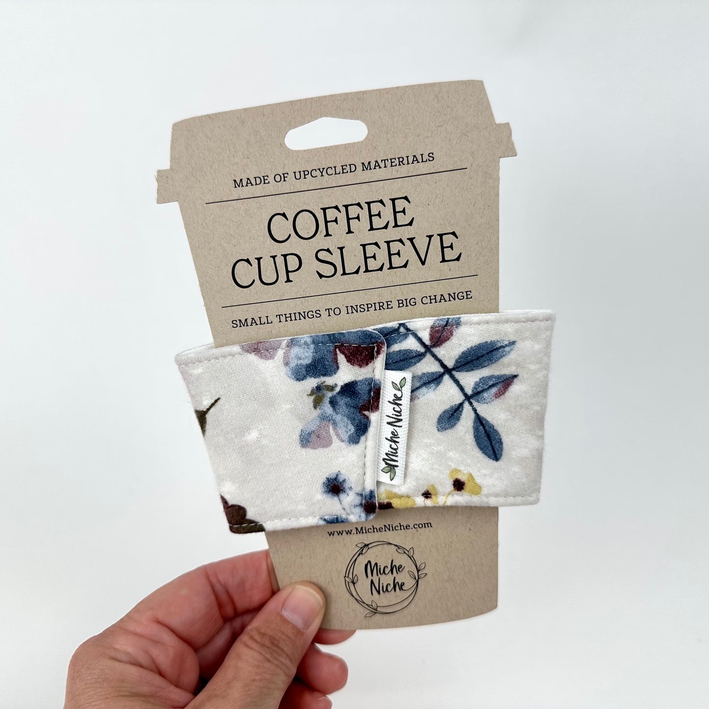 Reusable Coffee Cup Sleeve - Floral Botanical Collection