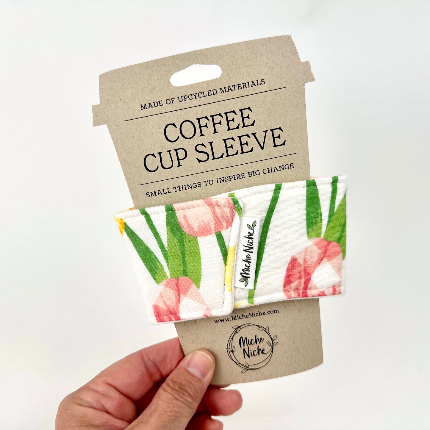 Reusable Coffee Cup Sleeve - Floral Botanical Collection