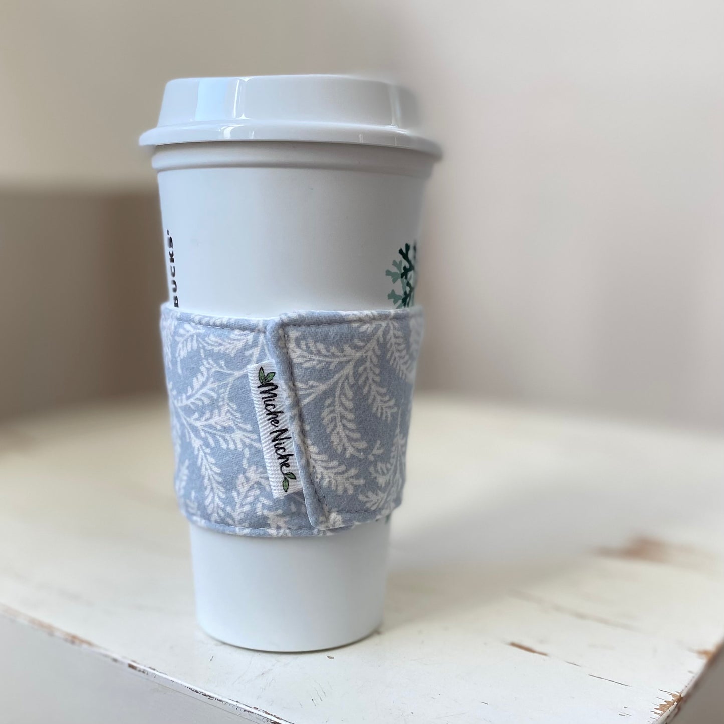 Reusable Coffee Cup Sleeve - Floral Botanical Collection