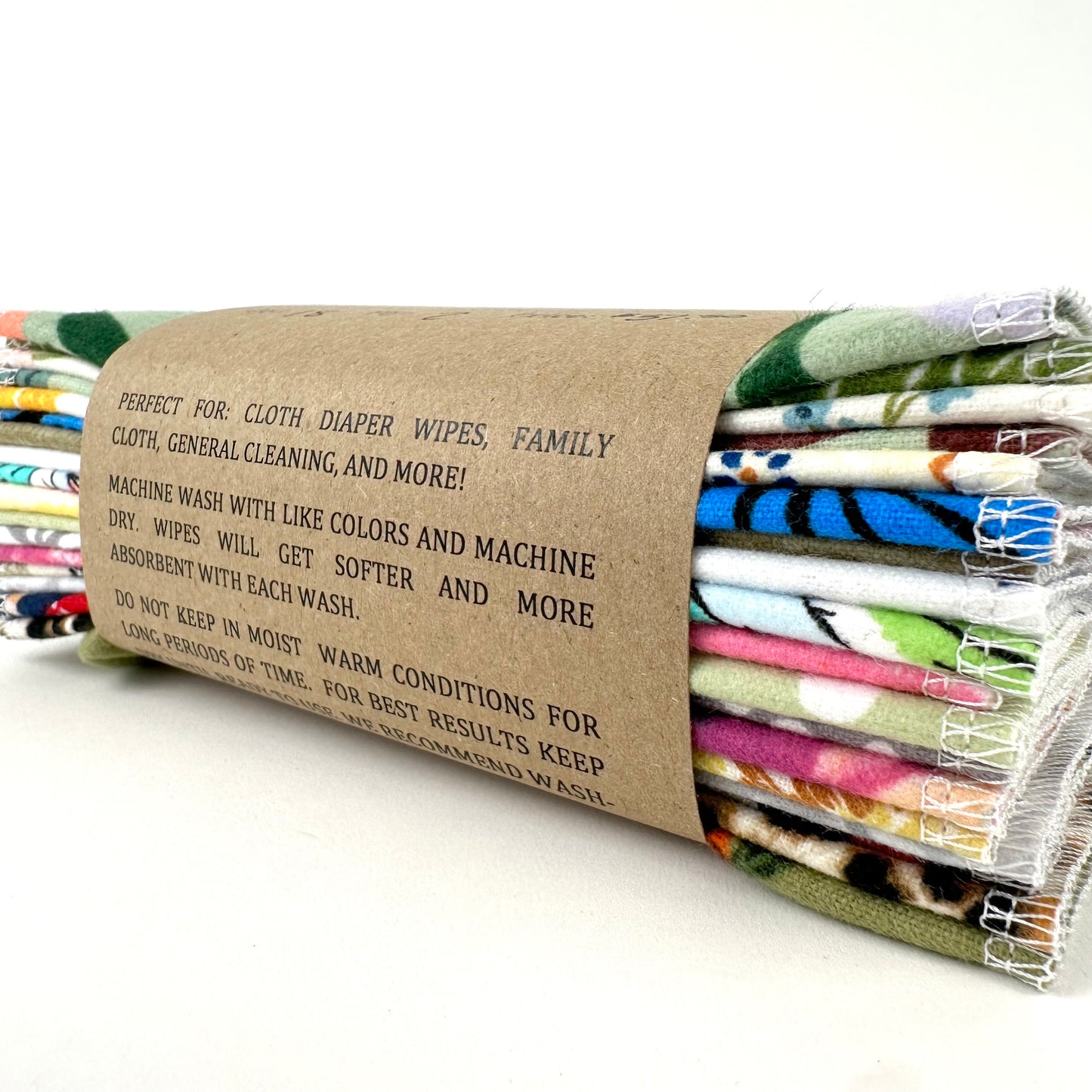 Reusable Cloth Wipes - 2 ply