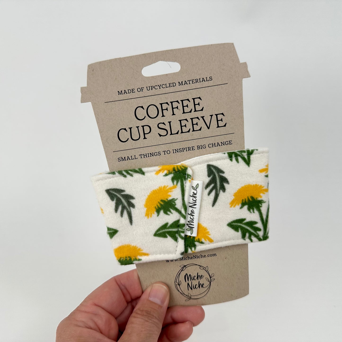Reusable Coffee Cup Sleeve - Floral Botanical Collection