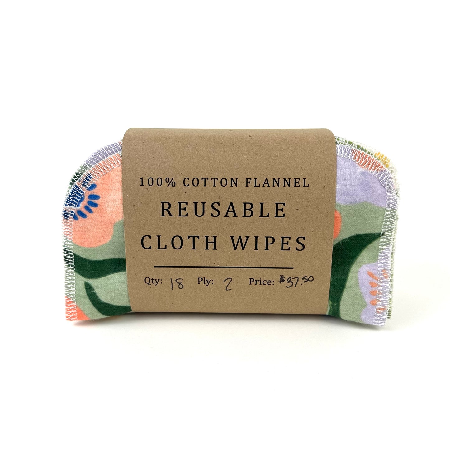 Reusable Cloth Wipes - 2 ply