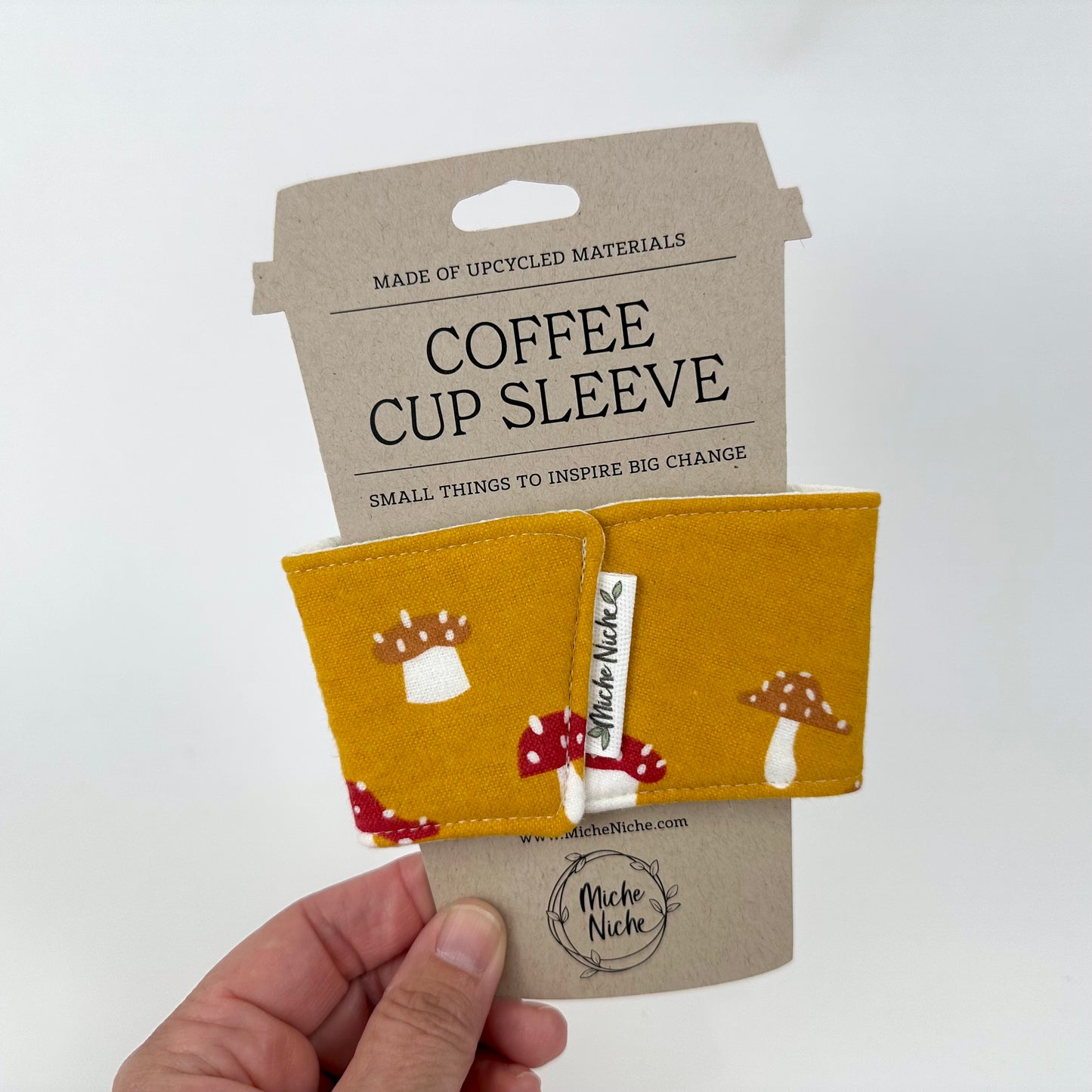 Reusable Coffee Cup Sleeve - Floral Botanical Collection