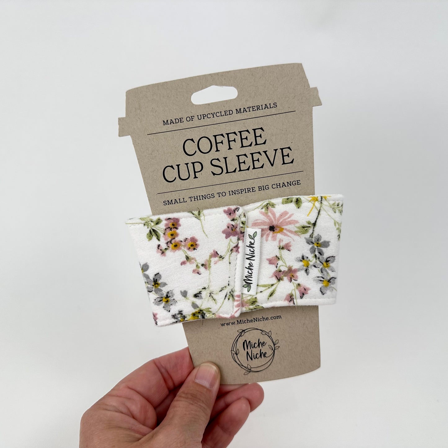 Reusable Coffee Cup Sleeve - Floral Botanical Collection