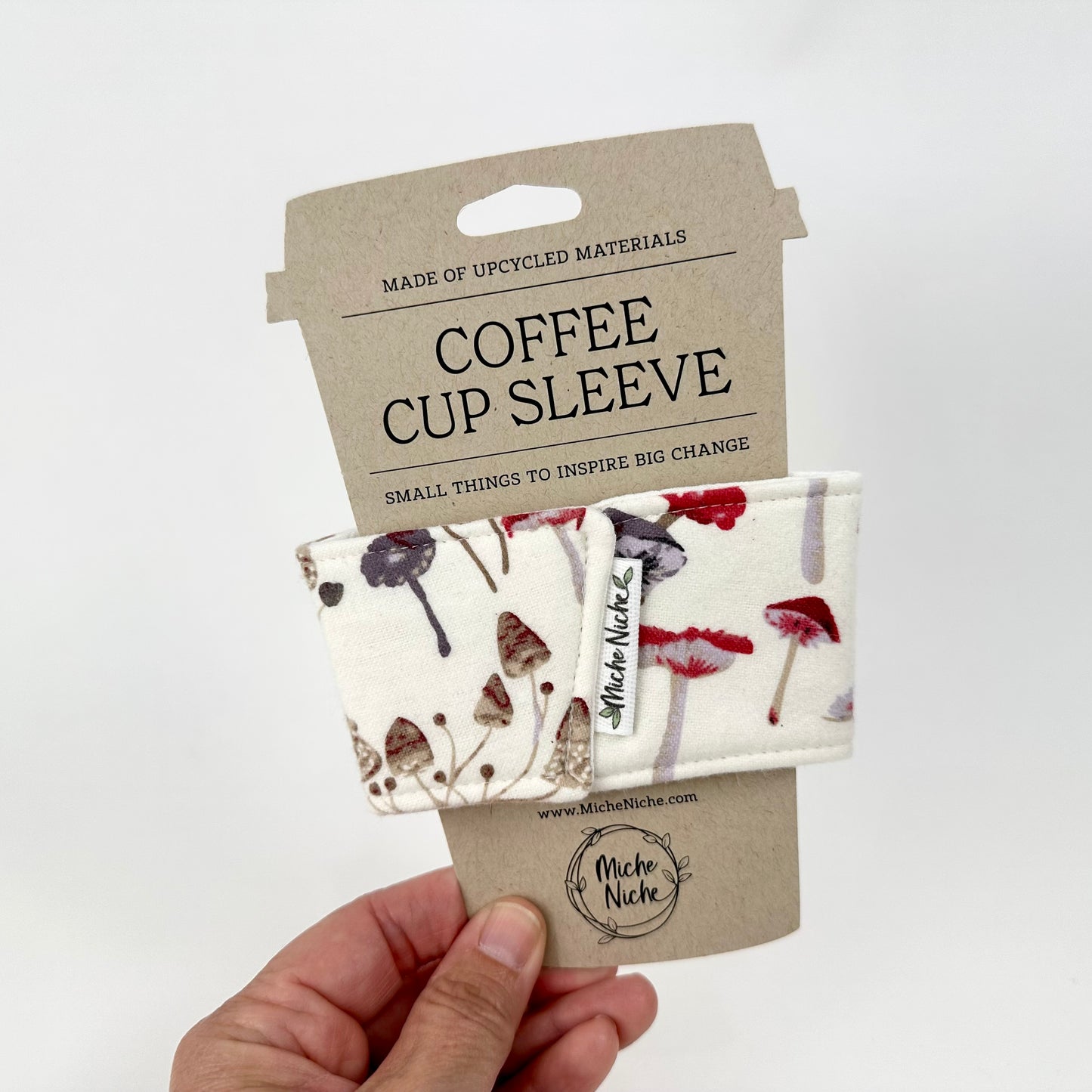 Reusable Coffee Cup Sleeve - Floral Botanical Collection