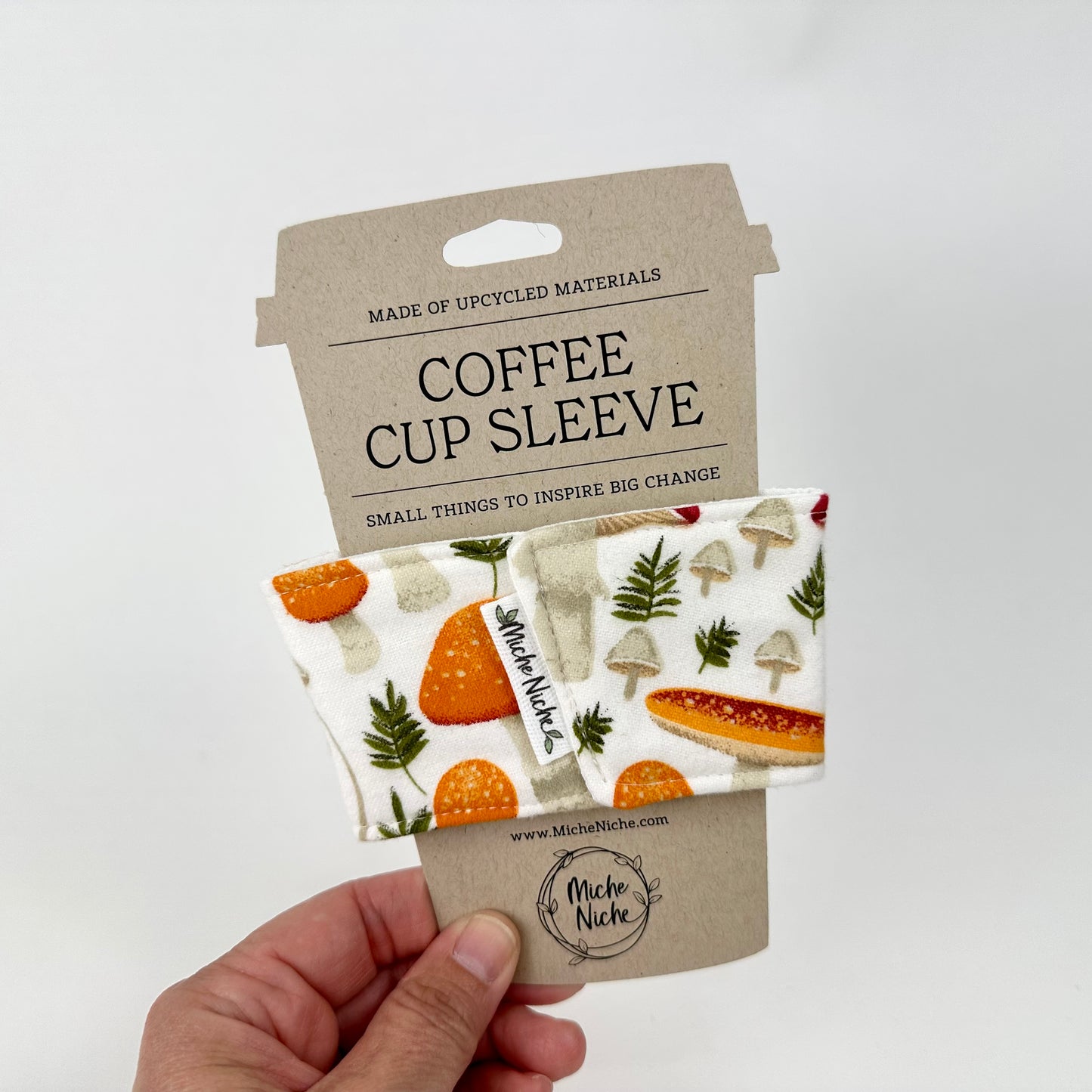 Reusable Coffee Cup Sleeve - Floral Botanical Collection