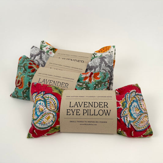 Lavender Eye Pillow | Indian Block Printing Collection