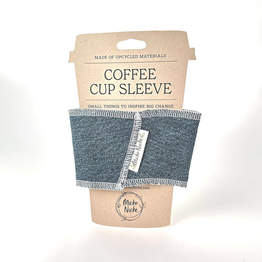 Reusable Coffee Cup Sleeve | Denim
