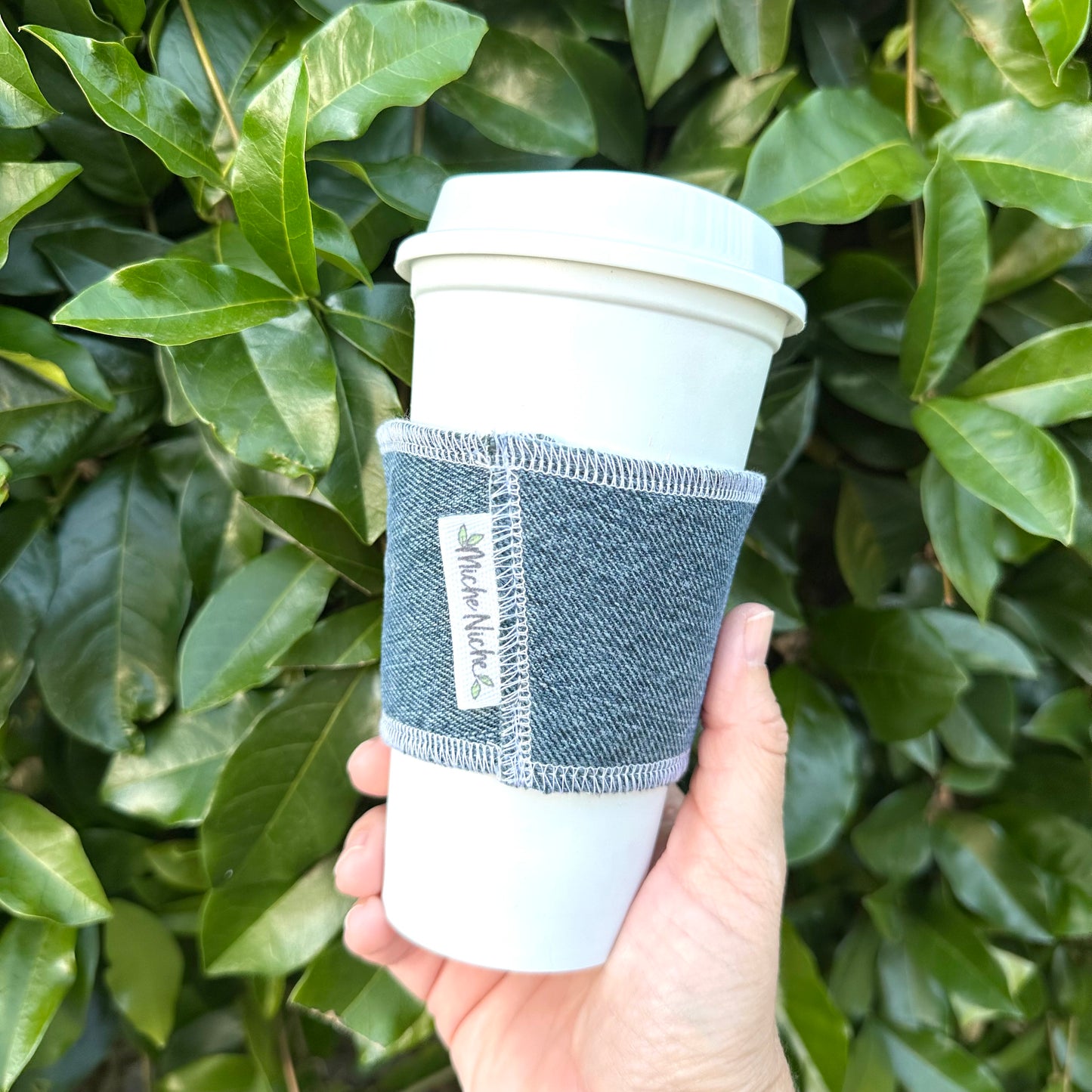 Reusable Coffee Cup Sleeve | Denim