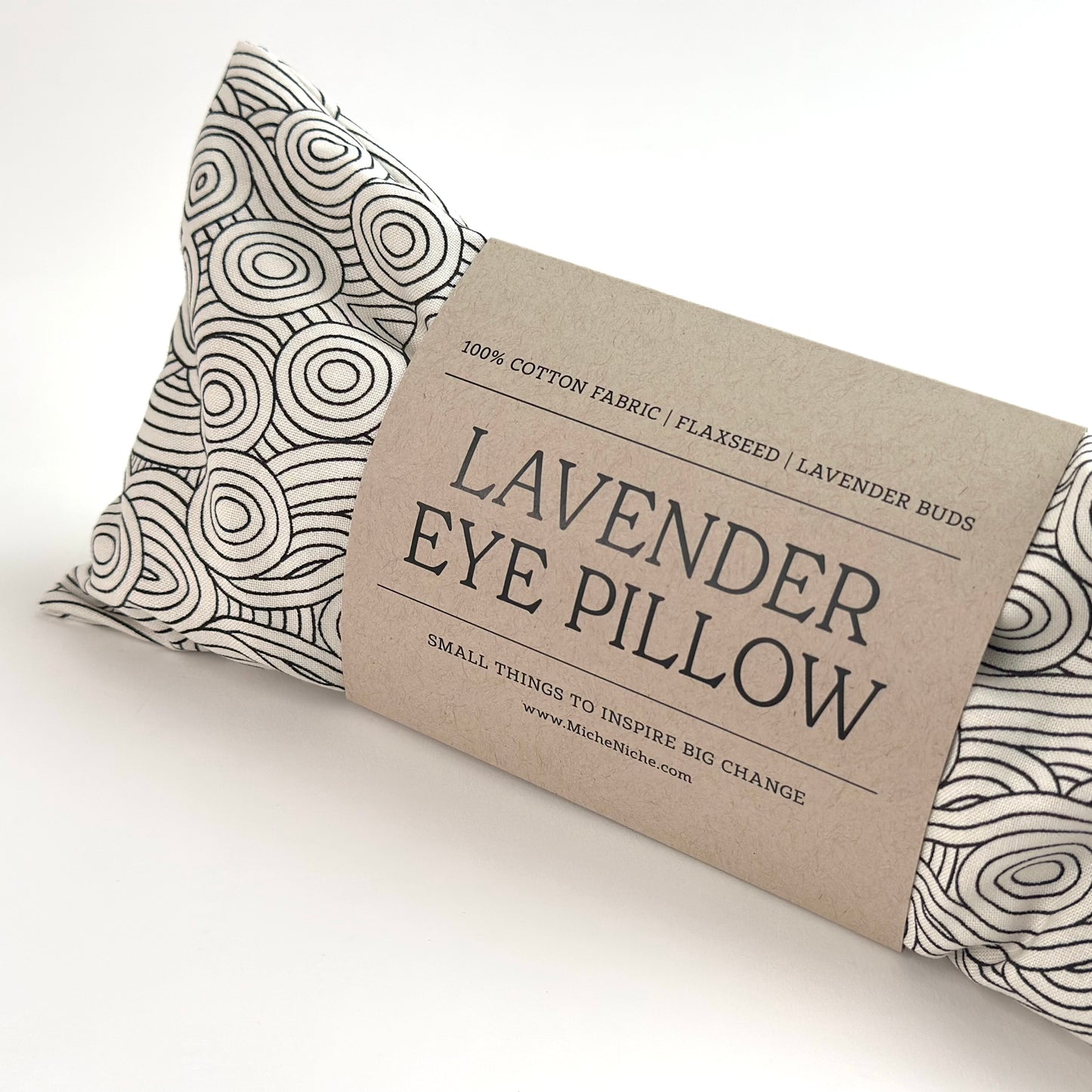 Lavender Eye Pillow | Ivory Whirl