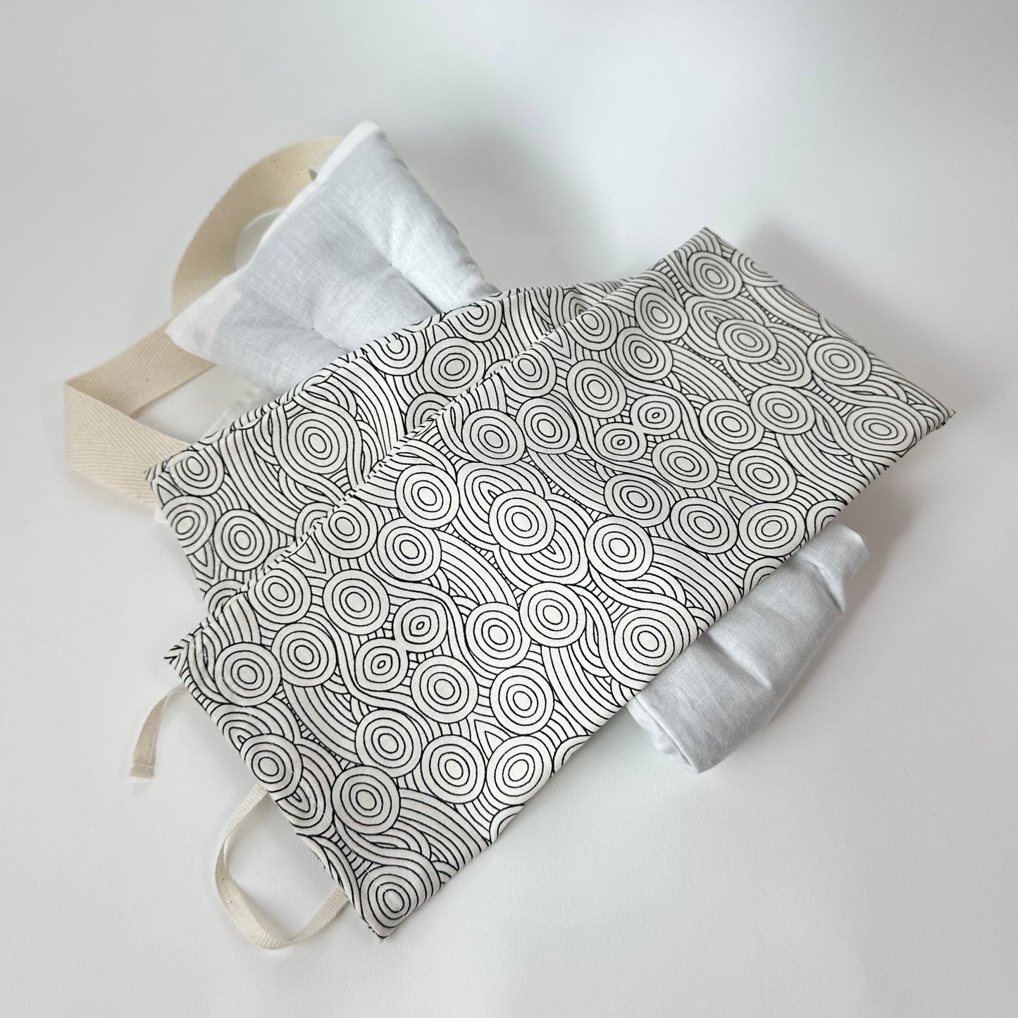 Lavender Neck Wrap | Ivory Whirls