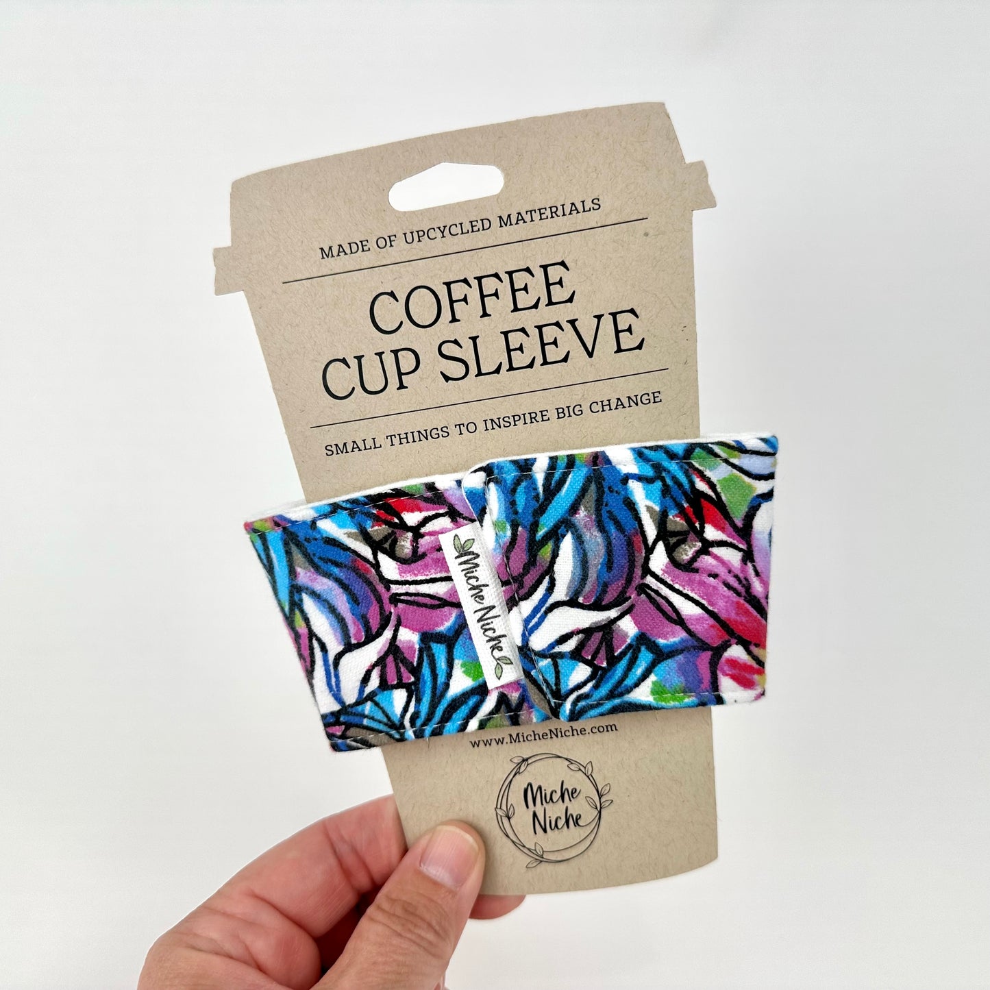 Reusable Coffee Cup Sleeve - Abstract Design Collection