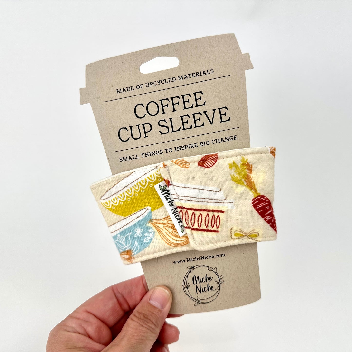 Reusable Coffee Cup Sleeve - Foods Collection