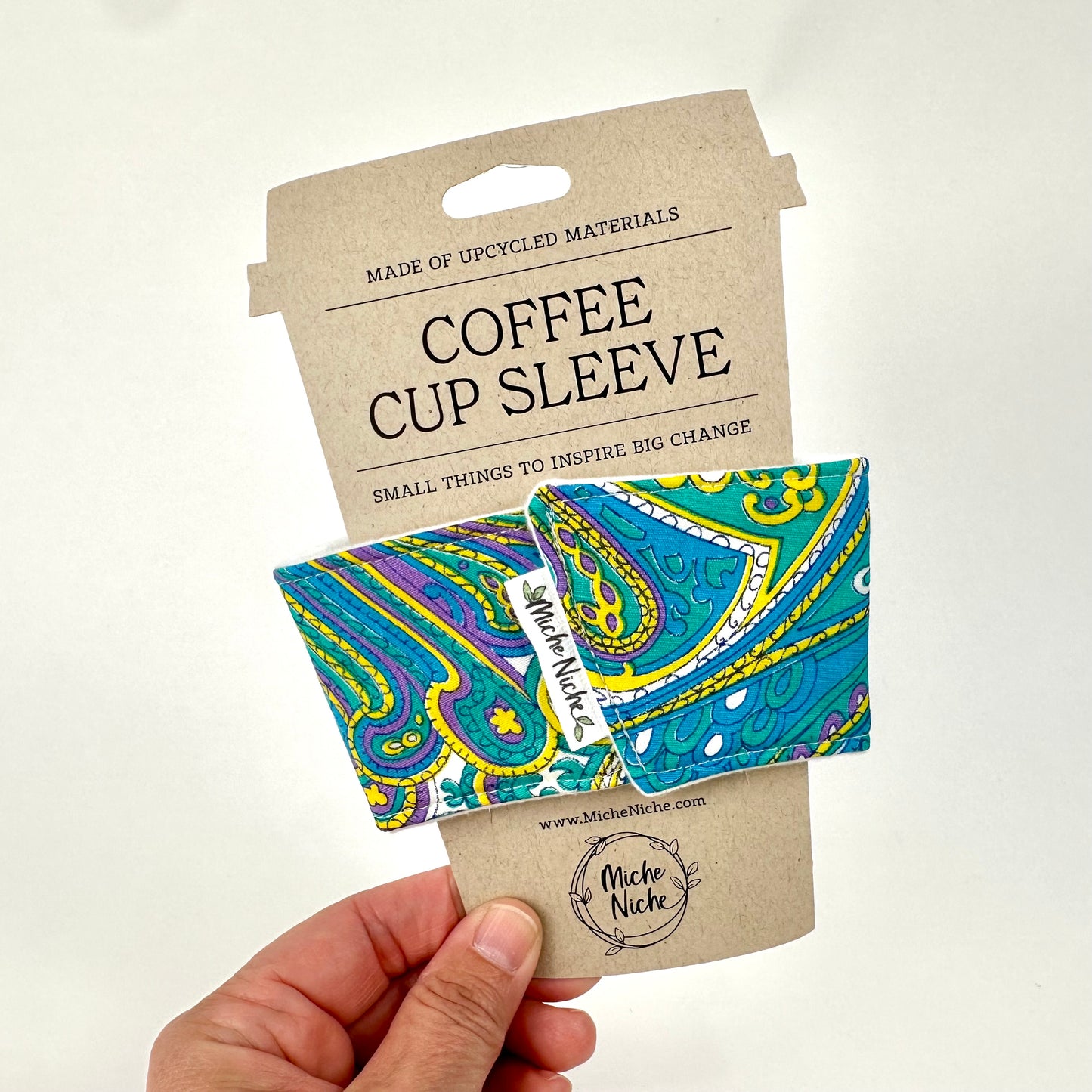 Reusable Coffee Cup Sleeve - Abstract Design Collection