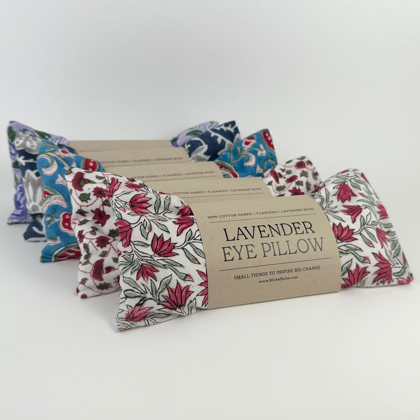 Lavender Eye Pillow | Indian Block Printing Collection Two