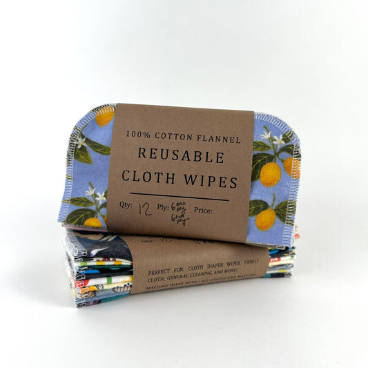 Reusable Cloth Wipes - Sample Pack