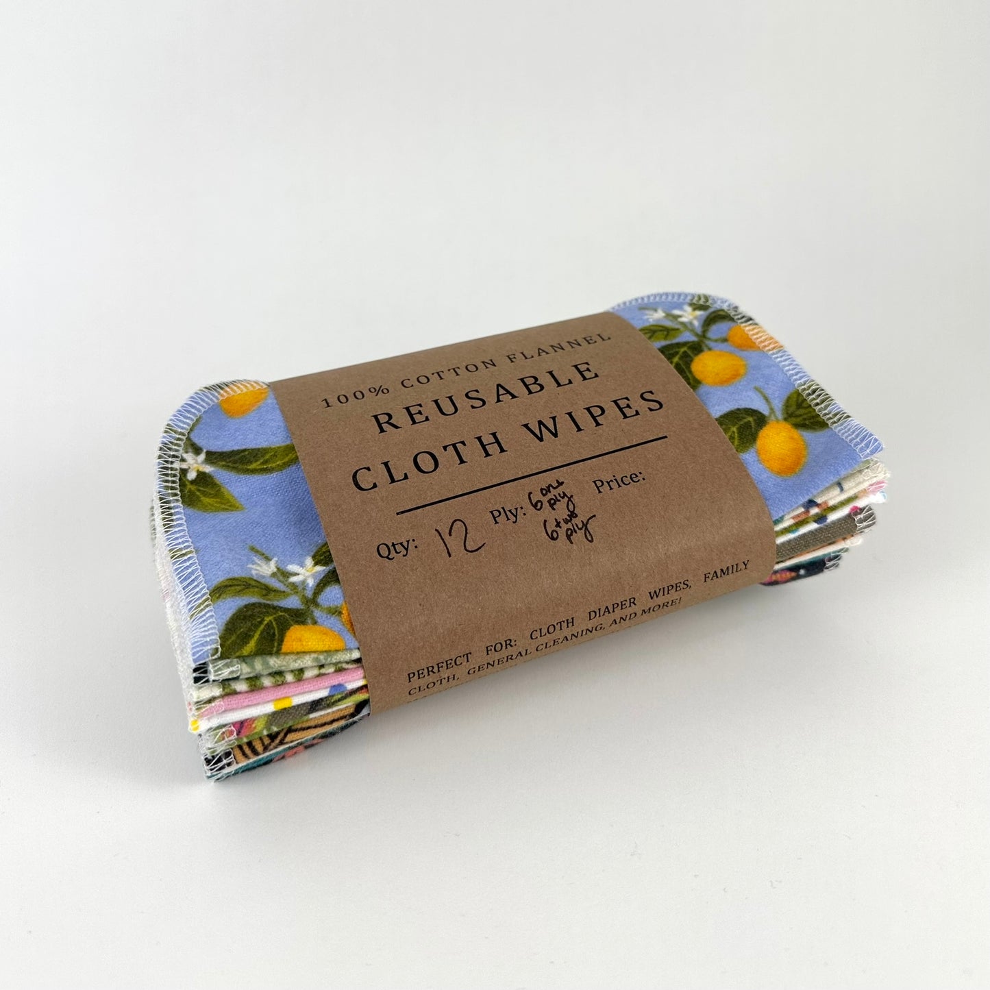 Reusable Cloth Wipes - Sample Pack