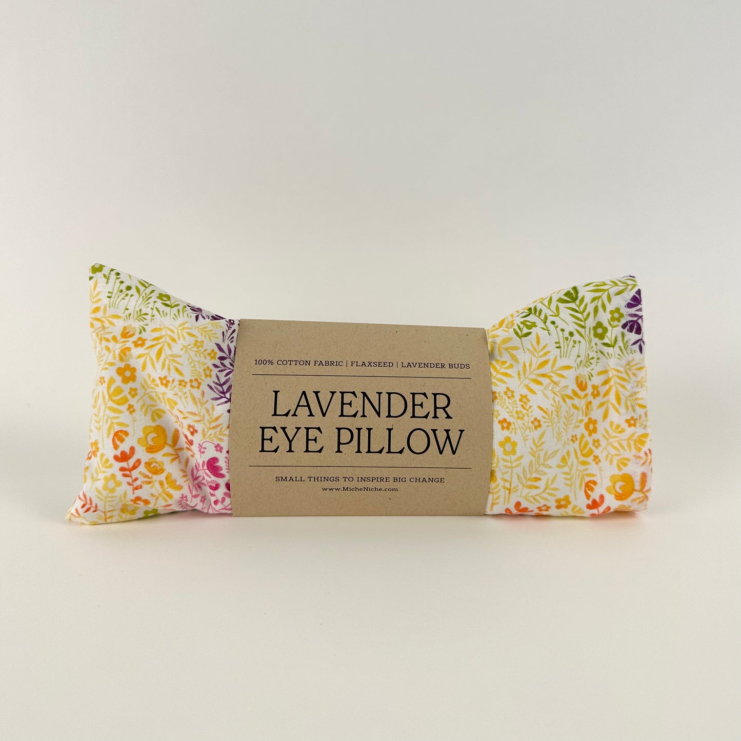 Lavender Eye Pillow | Rainbow Flower Field