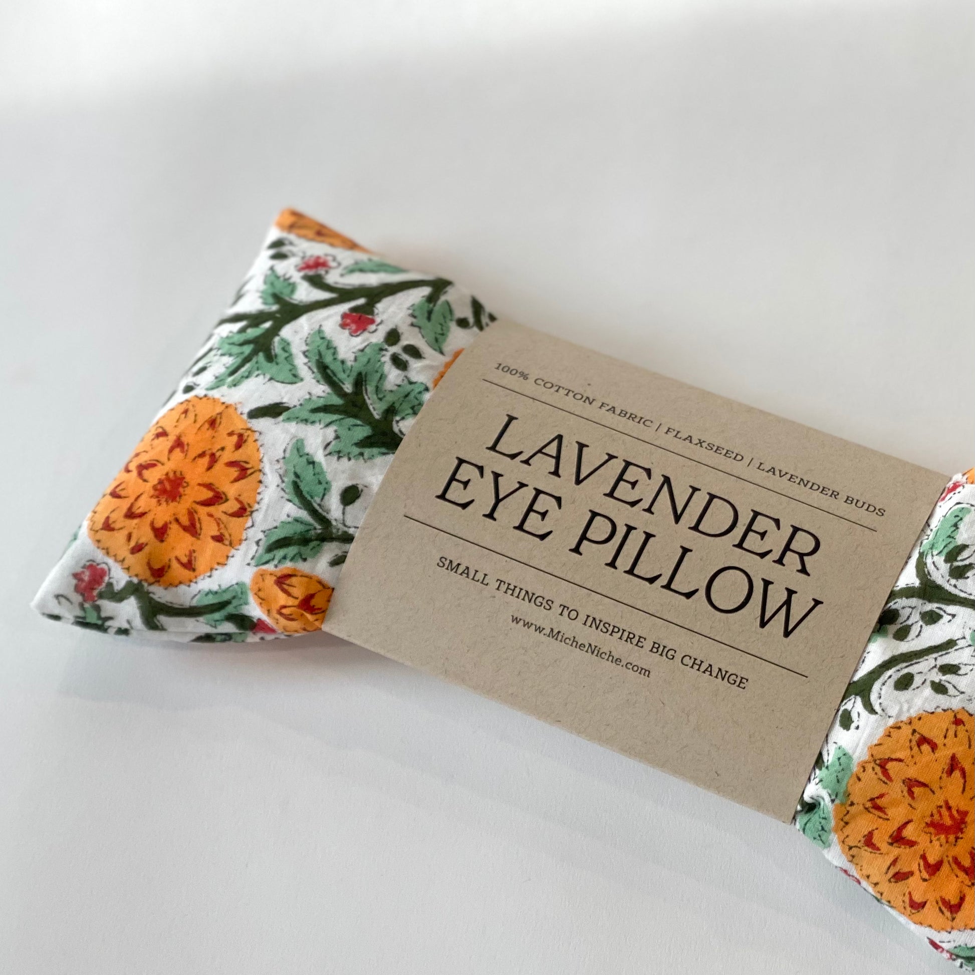 Flaxseed and sales lavender eye pillow