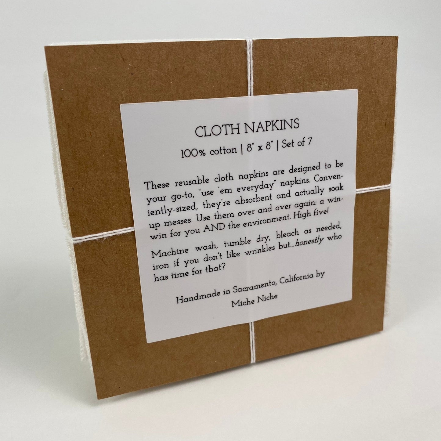 Everyday Cotton Cloth Napkin Color Collection | 7 Quantity